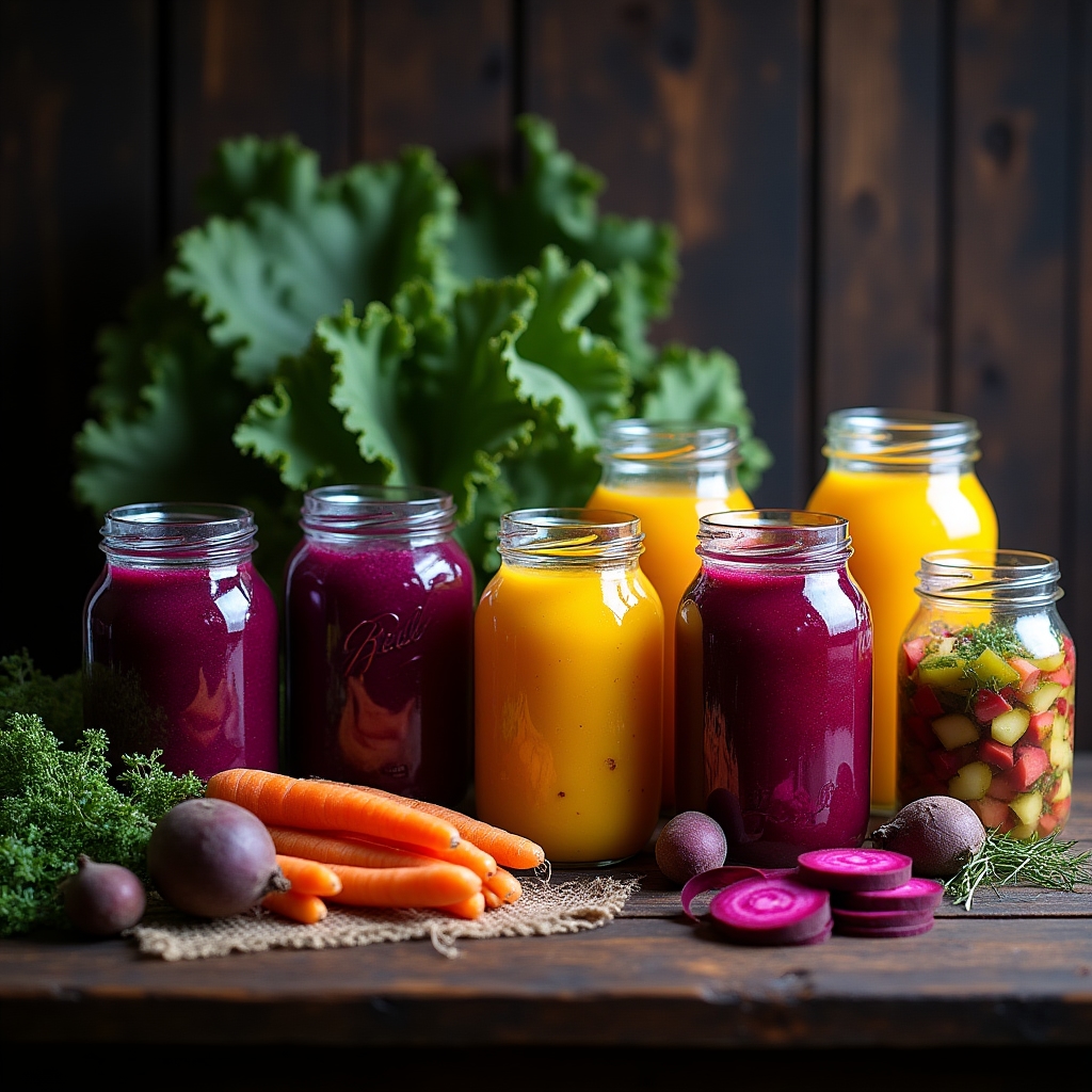 Fermente diverse și kimchi adaptat ingredientelor locale